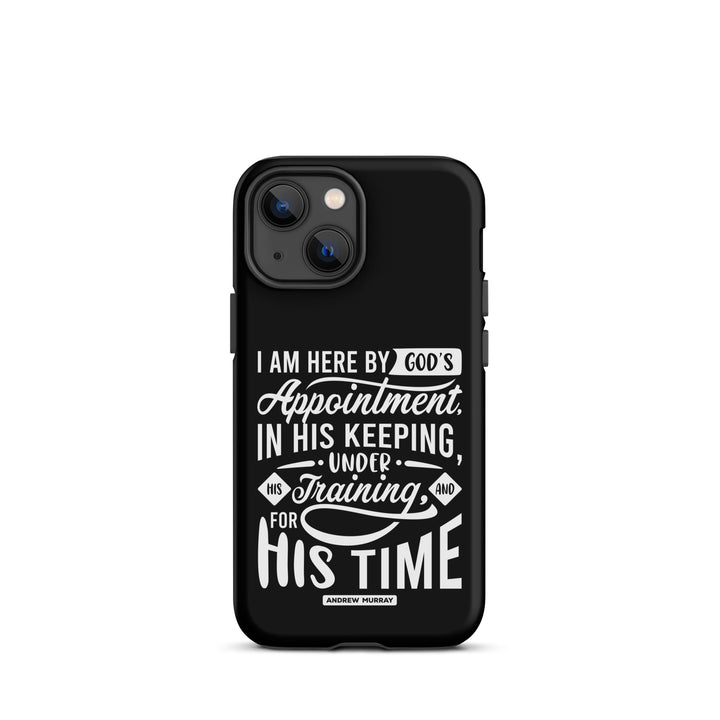 Christian Phone Case His Time Black for iPhone® iPhone® Phone Cases Matte iPhone 13 mini 