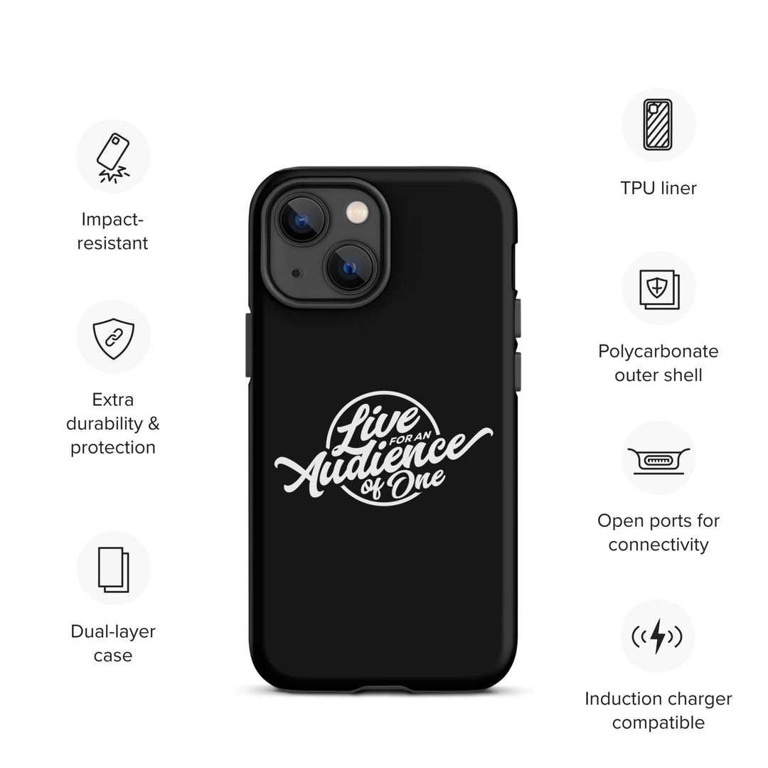 Christian Phone Case Audience of One Black for iPhone® iPhone® Phone Cases   