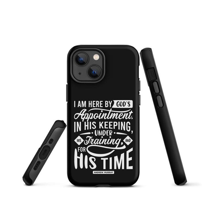 Christian Phone Case His Time Black for iPhone® iPhone® Phone Cases   