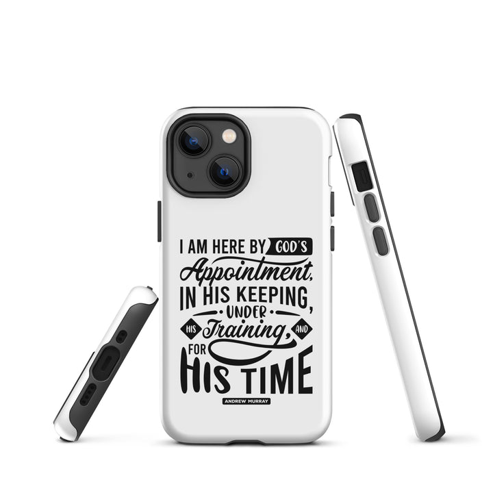 Christian Phone Case His Time White for iPhone® iPhone® Phone Cases   