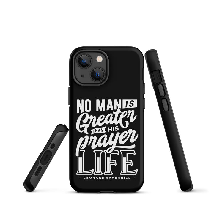 Christian Phone Case Prayer Life Black for iPhone® iPhone® Phone Cases   