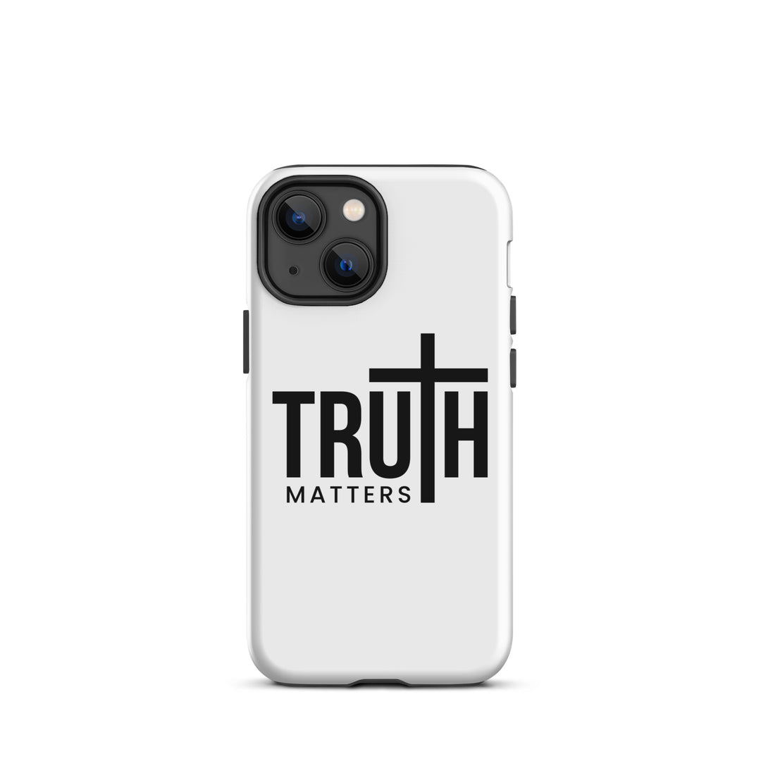 Christian Phone Case Truth Matters White for iPhone® iPhone® Phone Cases Matte iPhone 13 mini 