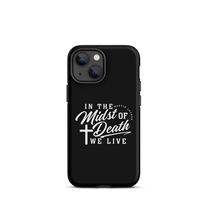 Christian Phone Case Midst of Death Black for iPhone® iPhone® Phone Cases Matte iPhone 13 mini 