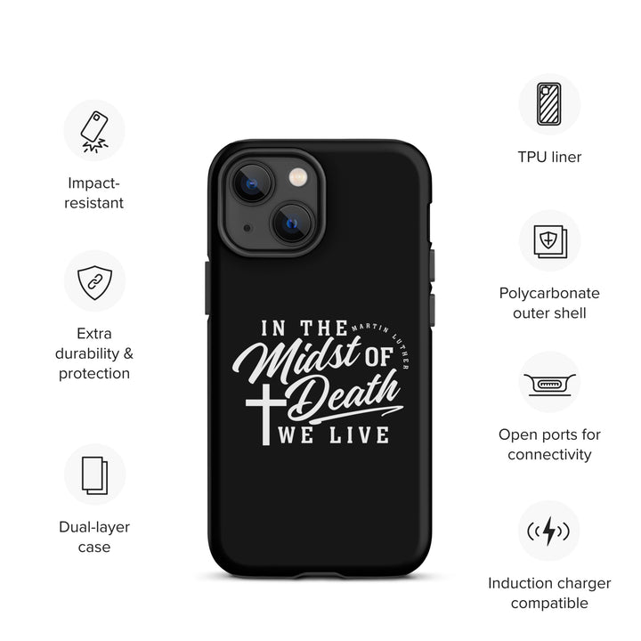 Christian Phone Case Midst of Death Black for iPhone® iPhone® Phone Cases   