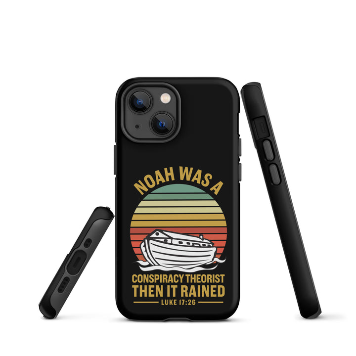 Christian Phone Case Noah Conspiracy Black for iPhone® iPhone® Phone Cases   