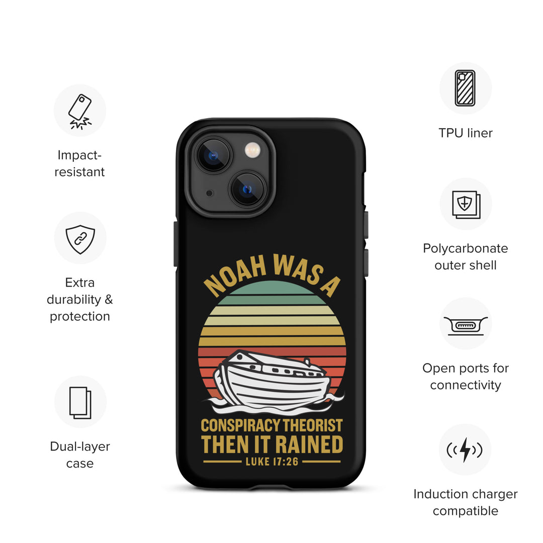 Christian Phone Case Noah Conspiracy Black for iPhone® iPhone® Phone Cases   