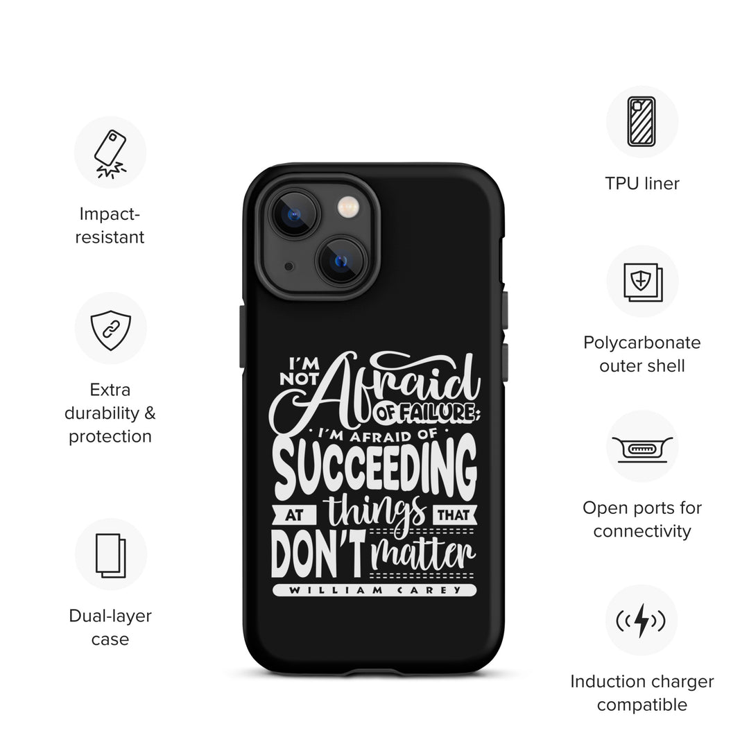 Christian Phone Case Things That Matter Black for iPhone® iPhone® Phone Cases   