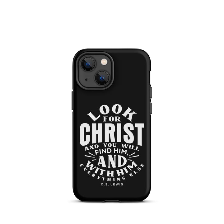 Christian Phone Case Look For Christ Black for iPhone® iPhone® Phone Cases Matte iPhone 13 mini 