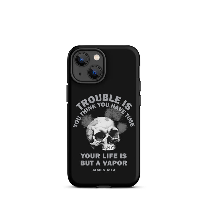 Christian Phone Case Life Is Vapor Black for iPhone® iPhone® Phone Cases Matte iPhone 13 mini 