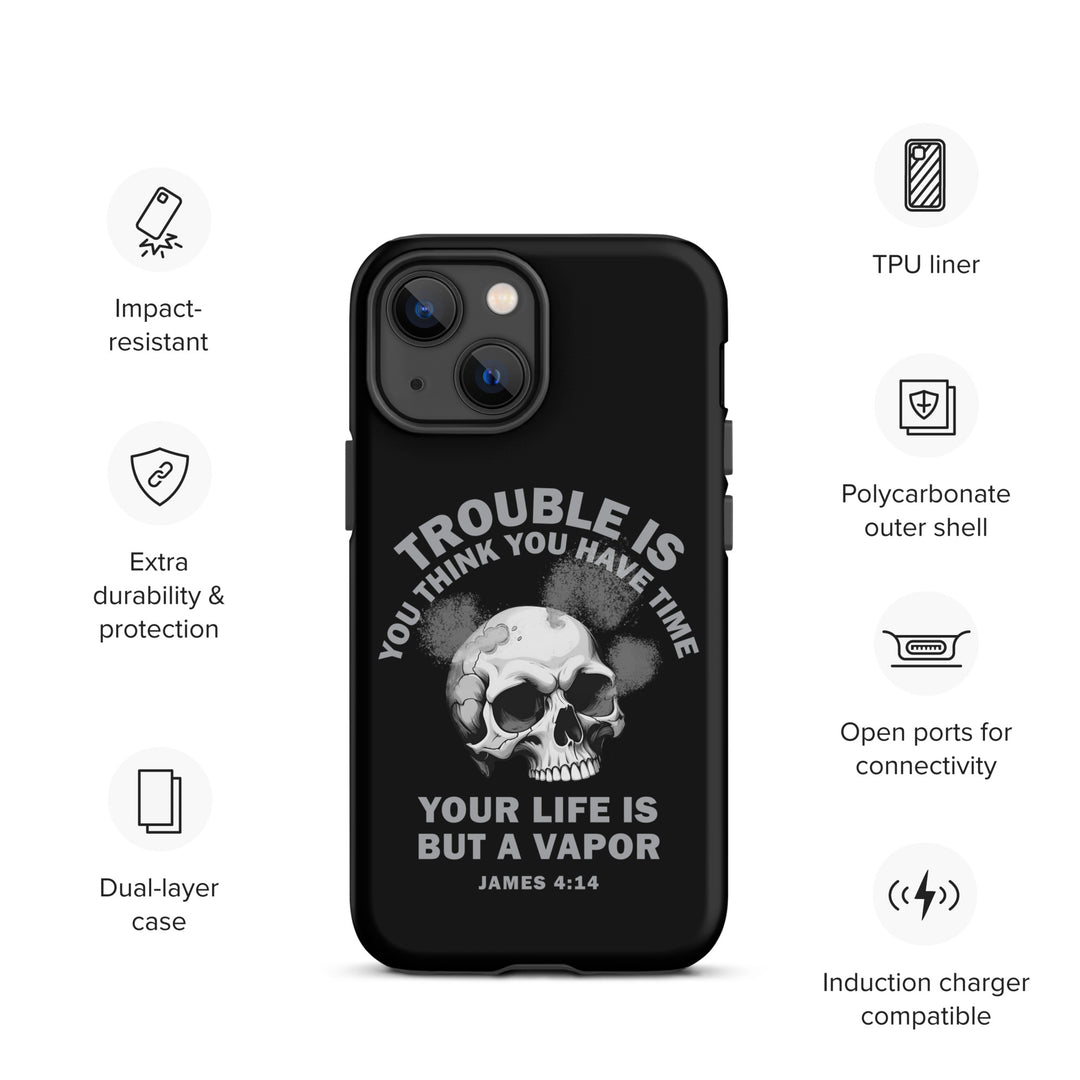 Christian Phone Case Life Is Vapor Black for iPhone® iPhone® Phone Cases   