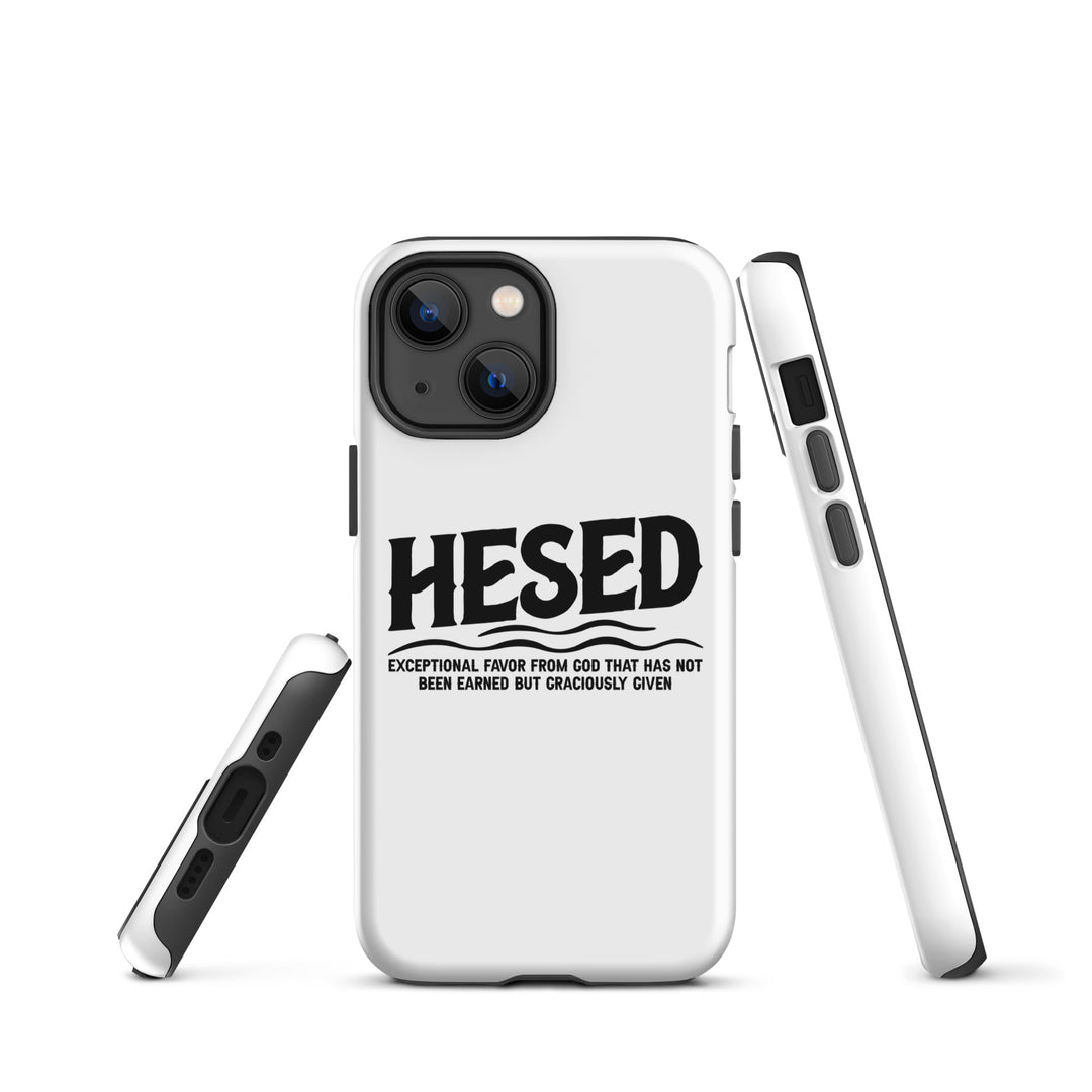 Christian Phone Case Hesed Exceptional Favor White for iPhone® iPhone® Phone Cases   