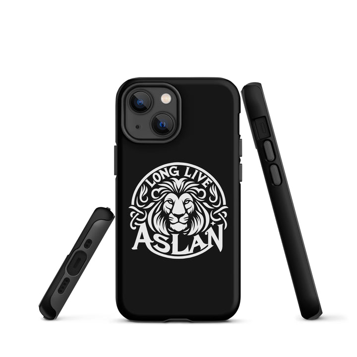 Christian Phone Case Long Live Aslan Black for iPhone® iPhone® Phone Cases   