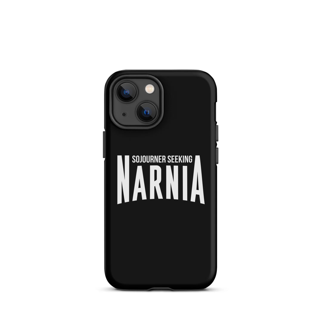 Christian Phone Case Sojourner Seeking Narnia Black for iPhone® iPhone® Phone Cases Matte iPhone 13 mini 