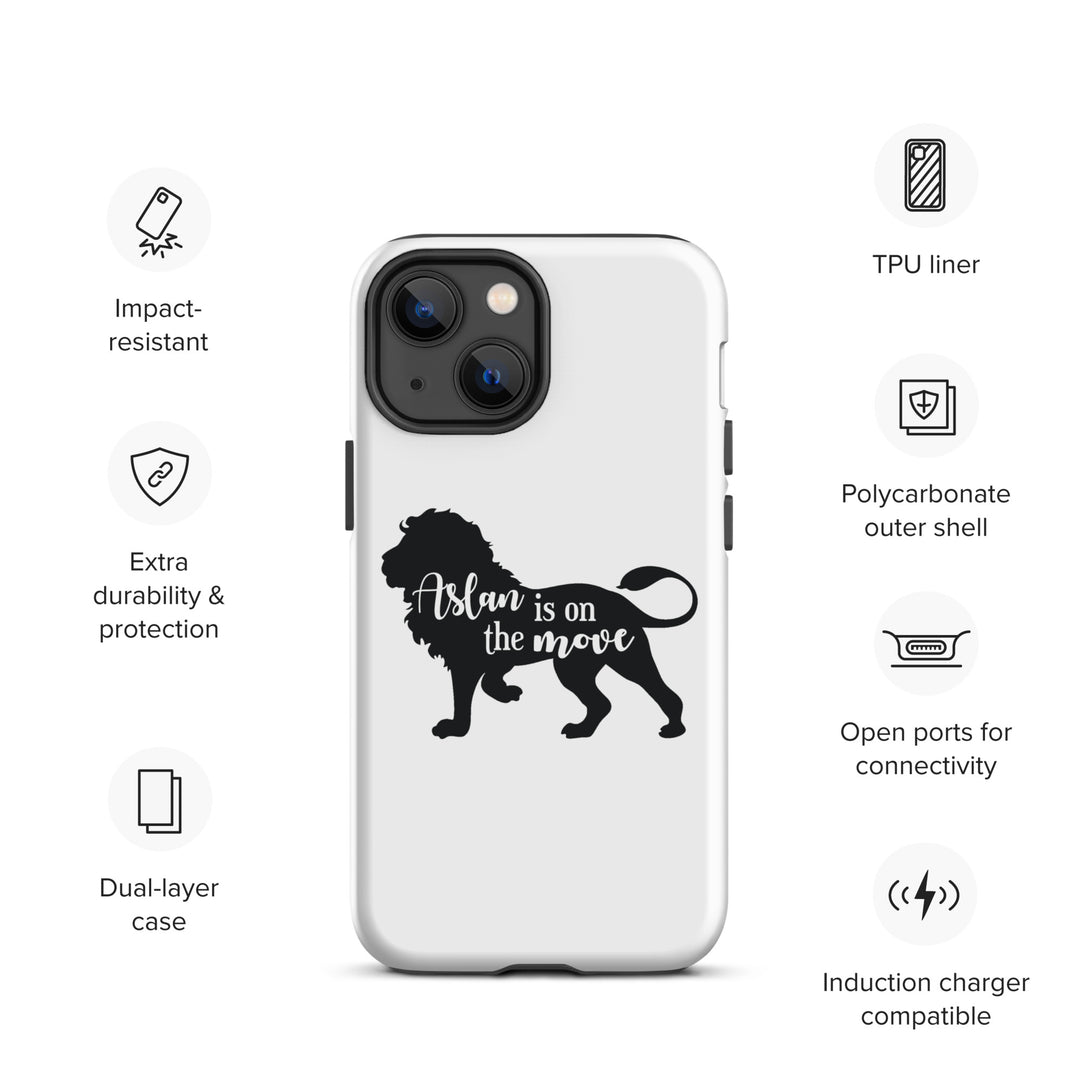 Christian Phone Case Aslan Is On The Move White for iPhone® iPhone® Phone Cases   