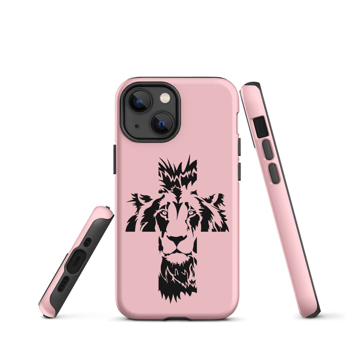 Christian Phone Case Aslan Cross Pink for iPhone® iPhone® Phone Cases   