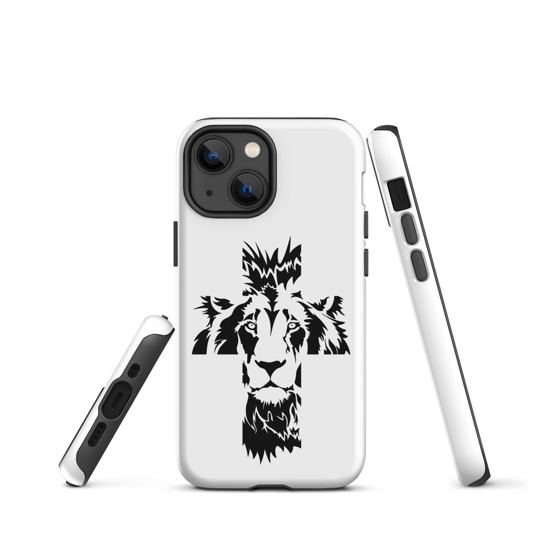 Christian Phone Case Aslan Cross White for iPhone® iPhone® Phone Cases   