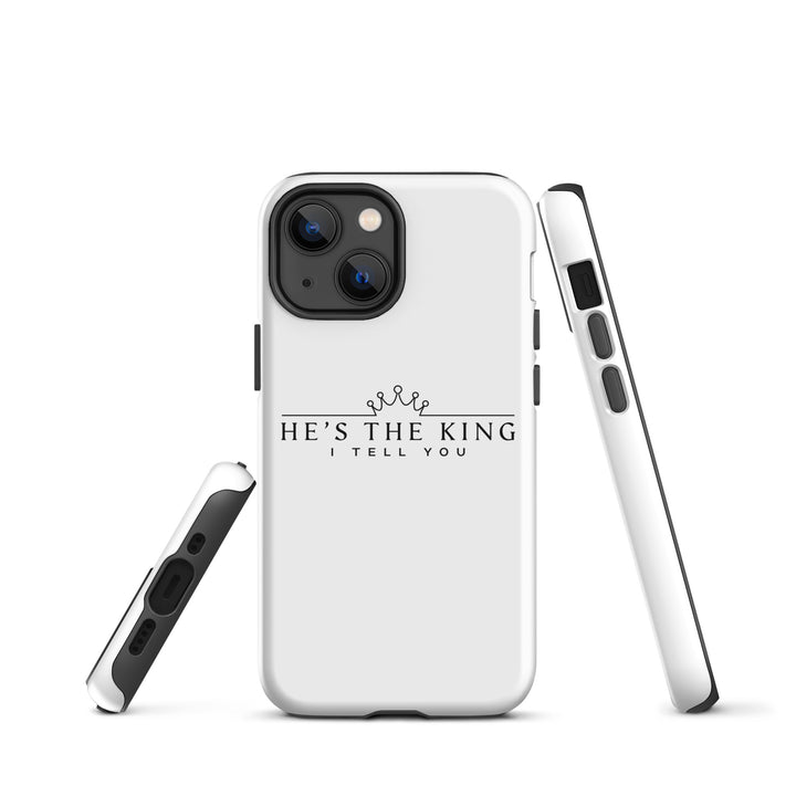 Christian Phone Case He's The King White for iPhone® iPhone® Phone Cases   