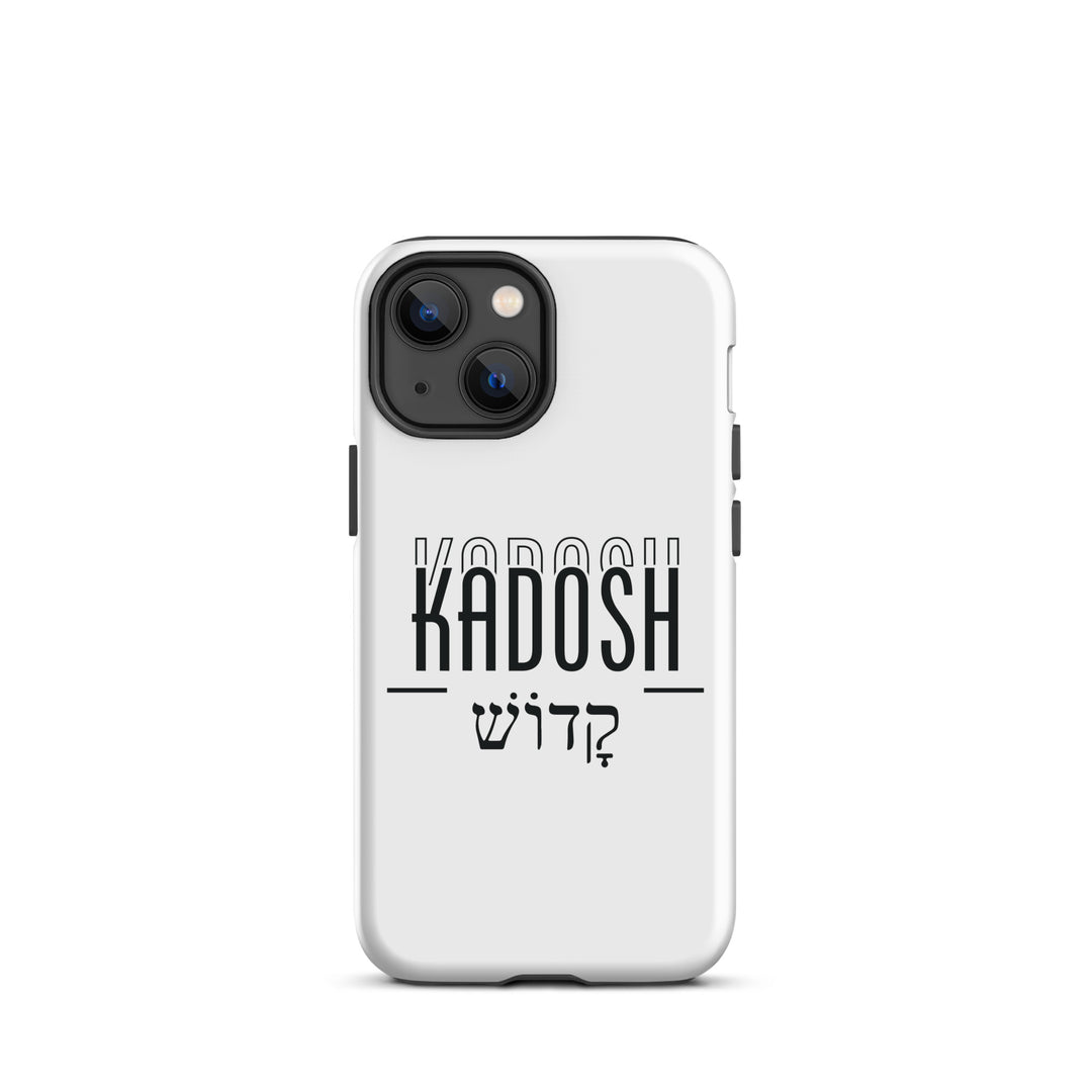 Christian Phone Case Kadosh Hebrew White for iPhone® iPhone® Phone Cases Matte iPhone 13 mini 