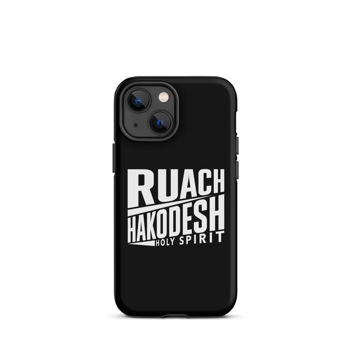 Christian Phone Case Ruach Hakodesh Holy Spirit Black for iPhone® iPhone® Phone Cases Matte iPhone 13 mini 