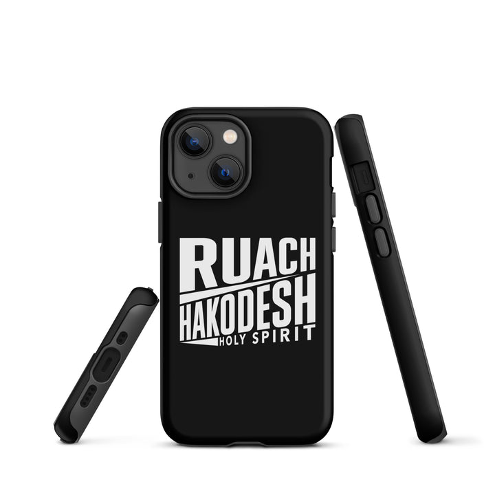 Christian Phone Case Ruach Hakodesh Holy Spirit Black for iPhone® iPhone® Phone Cases   