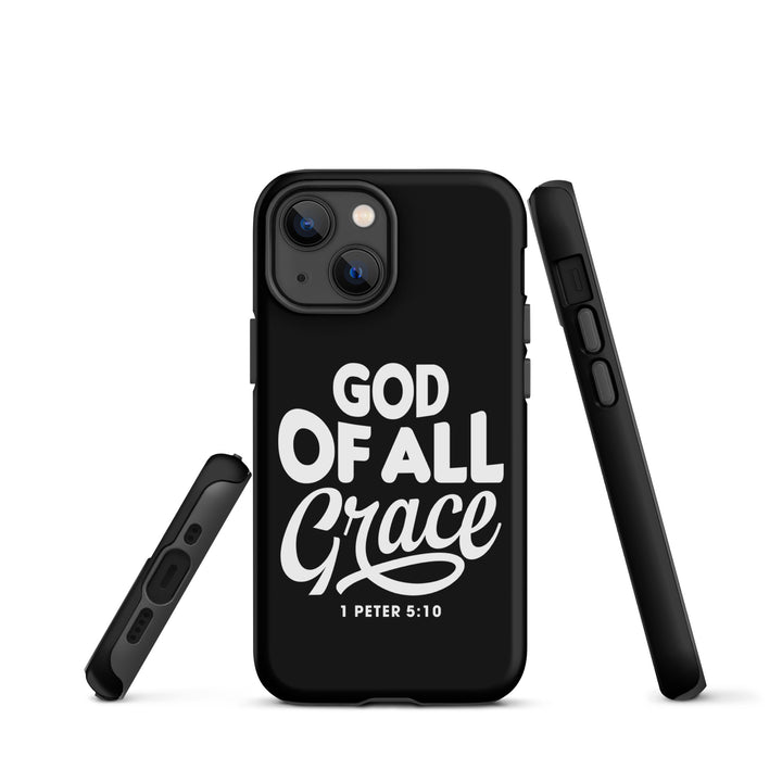 Christian Phone Case God of All Grace Black for iPhone® iPhone® Phone Cases   