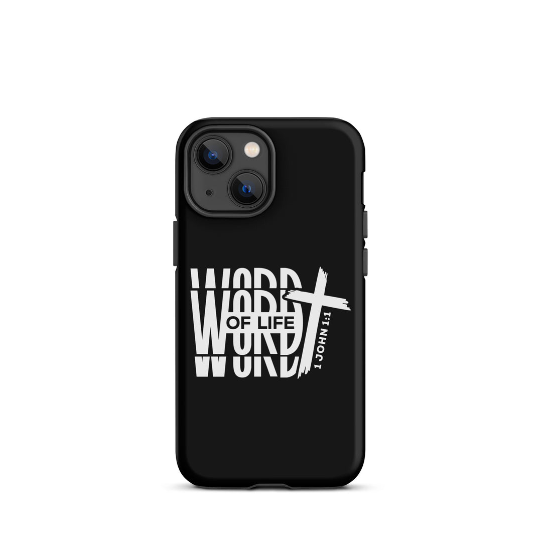 Christian Phone Case Word of Life Black for iPhone® iPhone® Phone Cases Matte iPhone 13 mini 