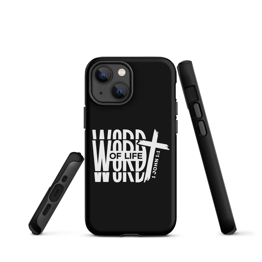 Christian Phone Case Word of Life Black for iPhone® iPhone® Phone Cases   