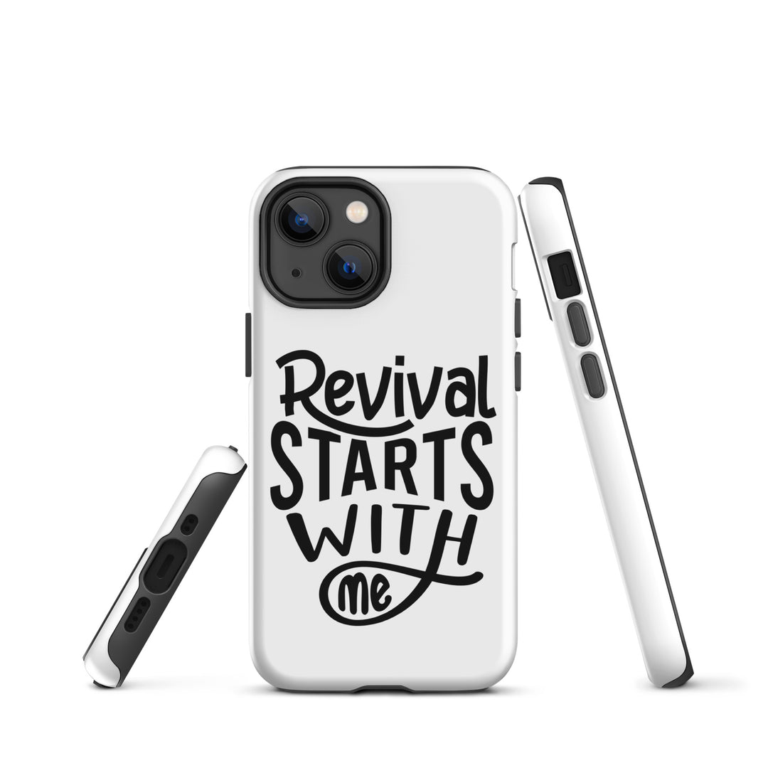 Christian Phone Case Revival Starts With Me White for iPhone® iPhone® Phone Cases   