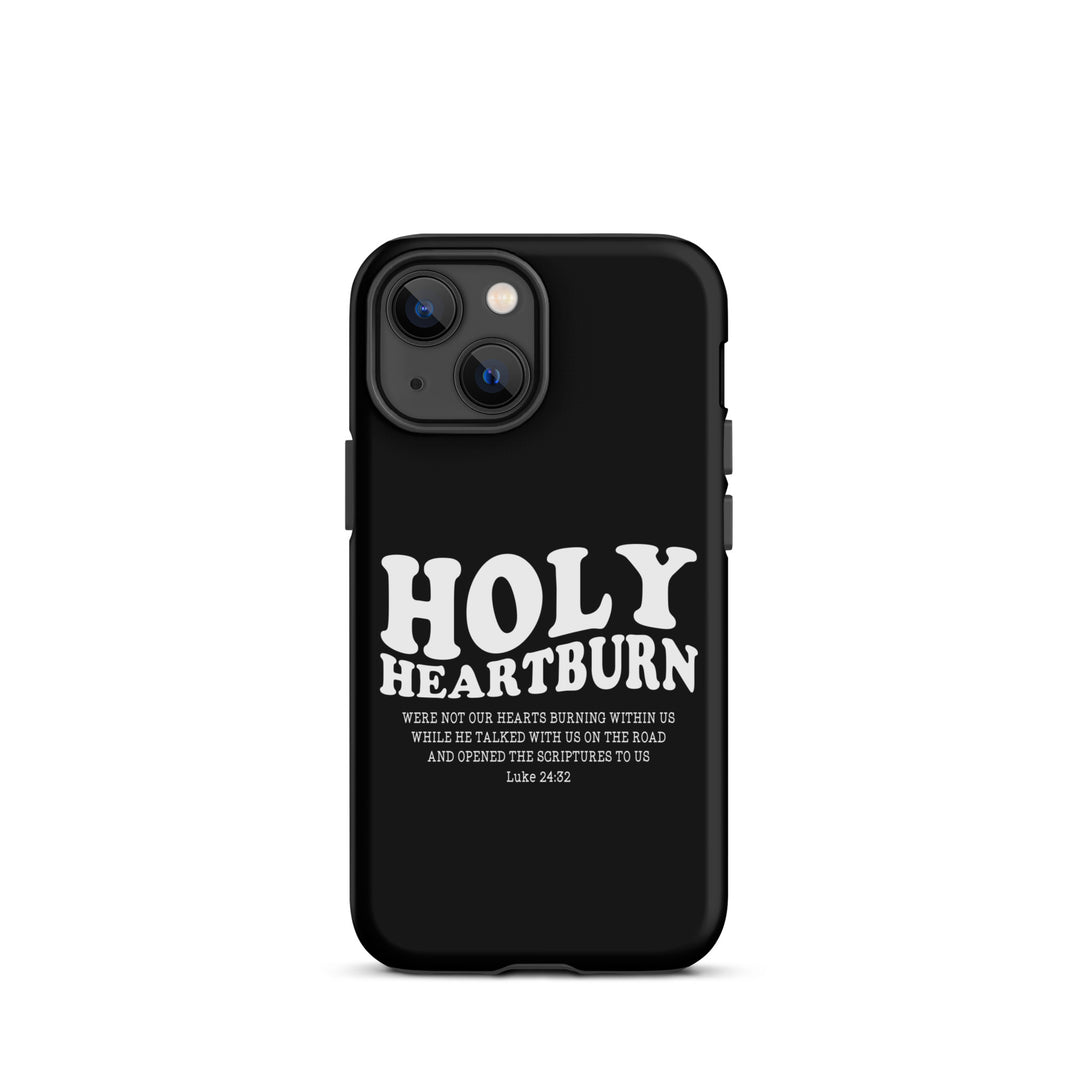 Christian Phone Case Holy Heartburn Black for iPhone® iPhone® Phone Cases Matte iPhone 13 mini 