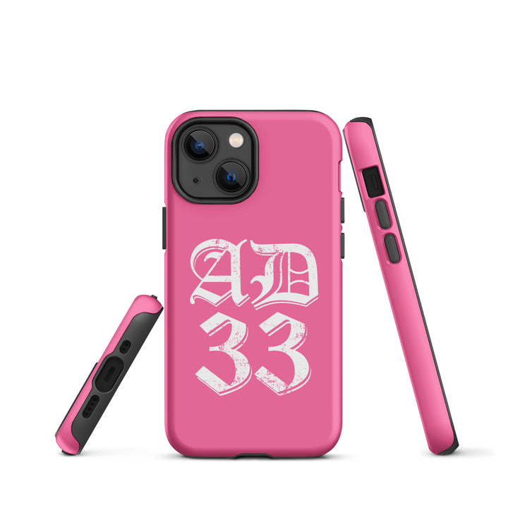 Christian Phone Case AD 33 Old English Pink for iPhone® iPhone® Phone Cases   