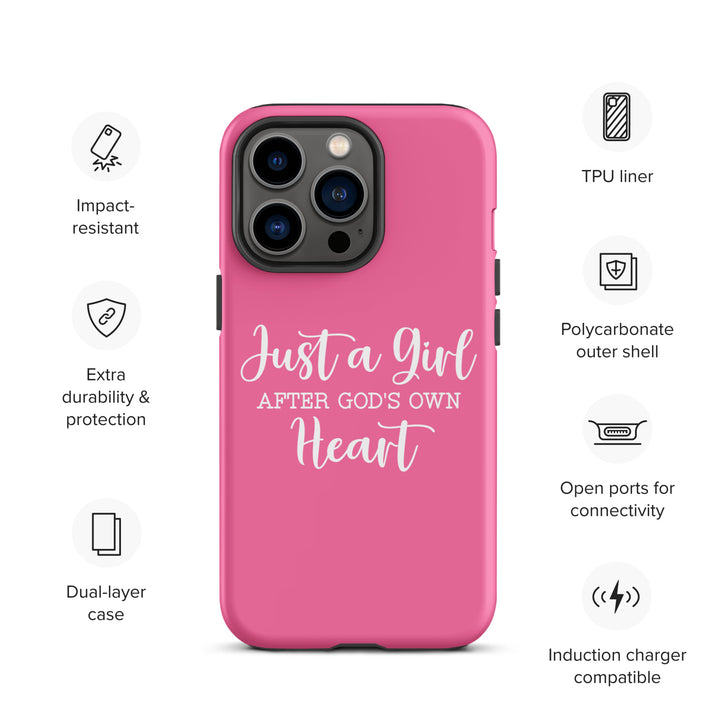 Christian Phone Case Girl After God's Heart for iPhone® iPhone® Phone Cases   