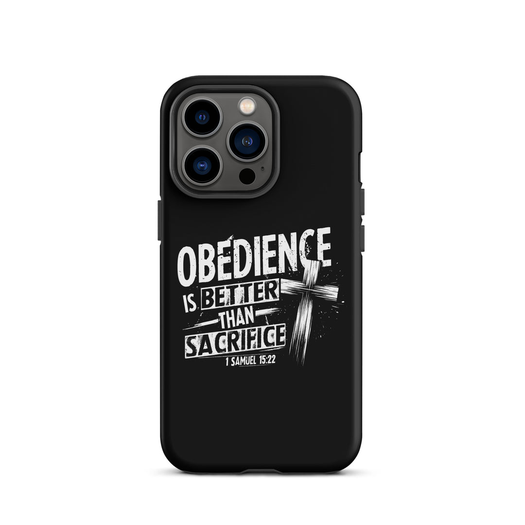 Christian Phone Case Obedience Is Better for iPhone® iPhone® Phone Cases Matte iPhone 13 Pro 