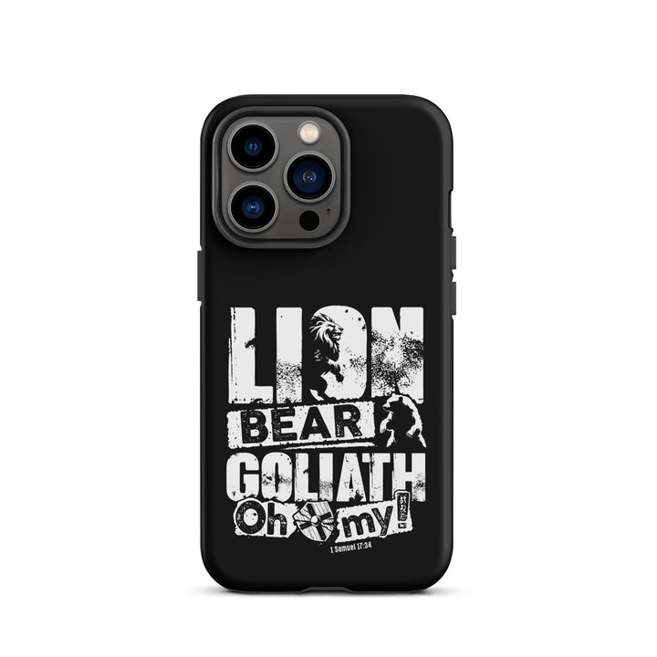 Christian Phone Case Lion Bear Goliath for iPhone® iPhone® Phone Cases Matte iPhone 13 Pro 