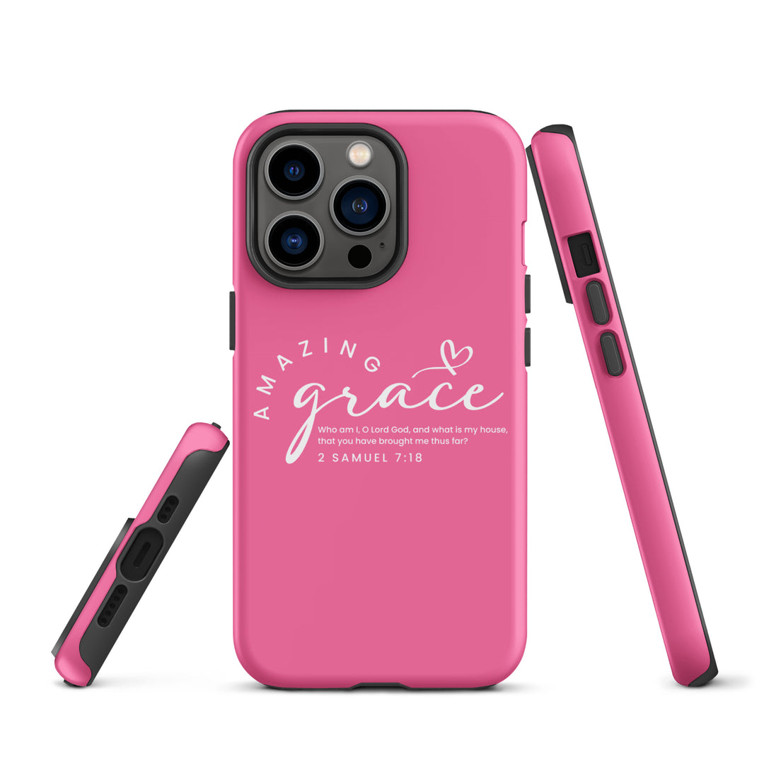 Christian Phone Case Amazing Grace Pink for iPhone® iPhone® Phone Cases   