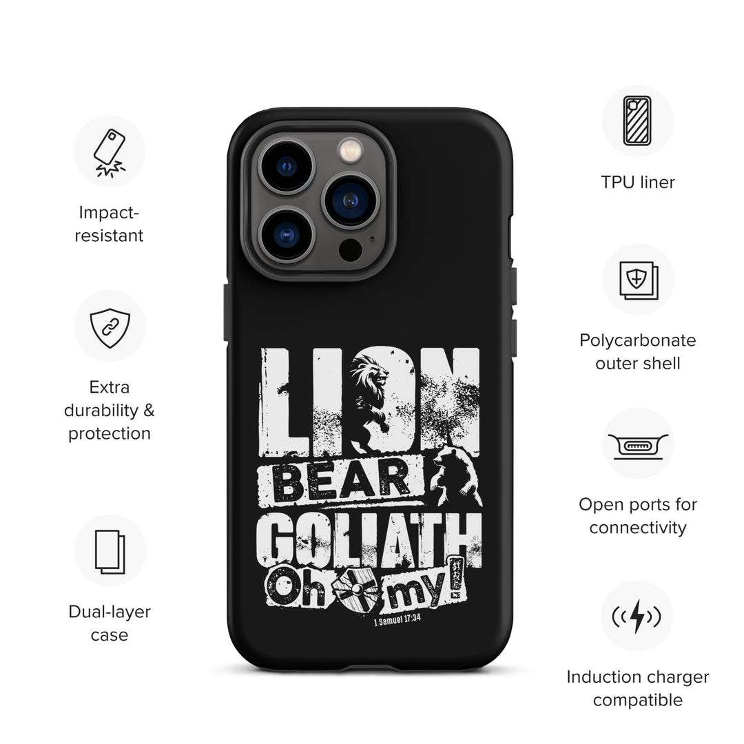 Christian Phone Case Lion Bear Goliath for iPhone® iPhone® Phone Cases   