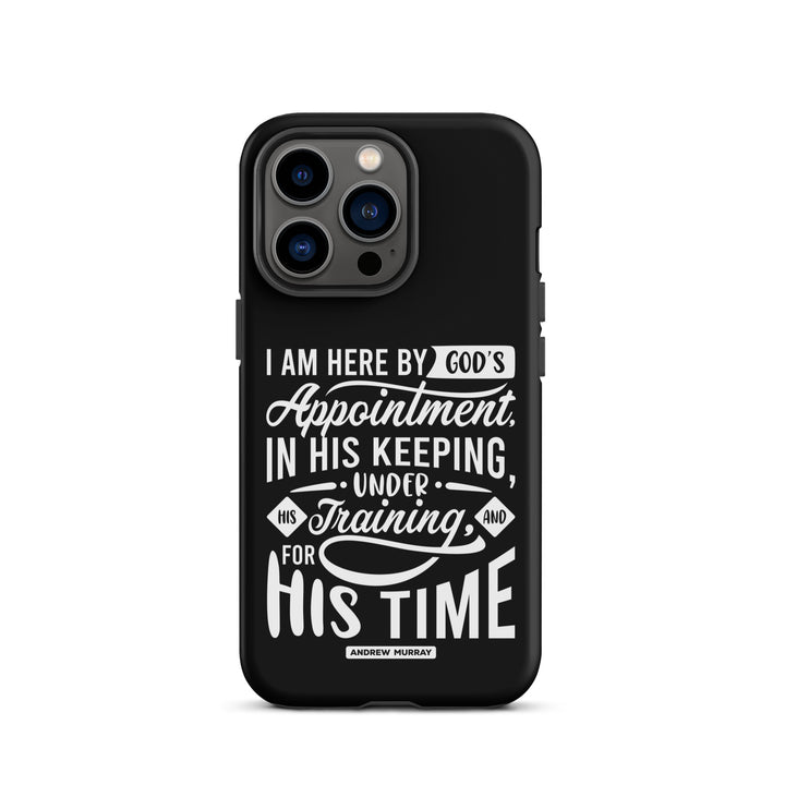 Christian Phone Case His Time Black for iPhone® iPhone® Phone Cases Matte iPhone 13 Pro 