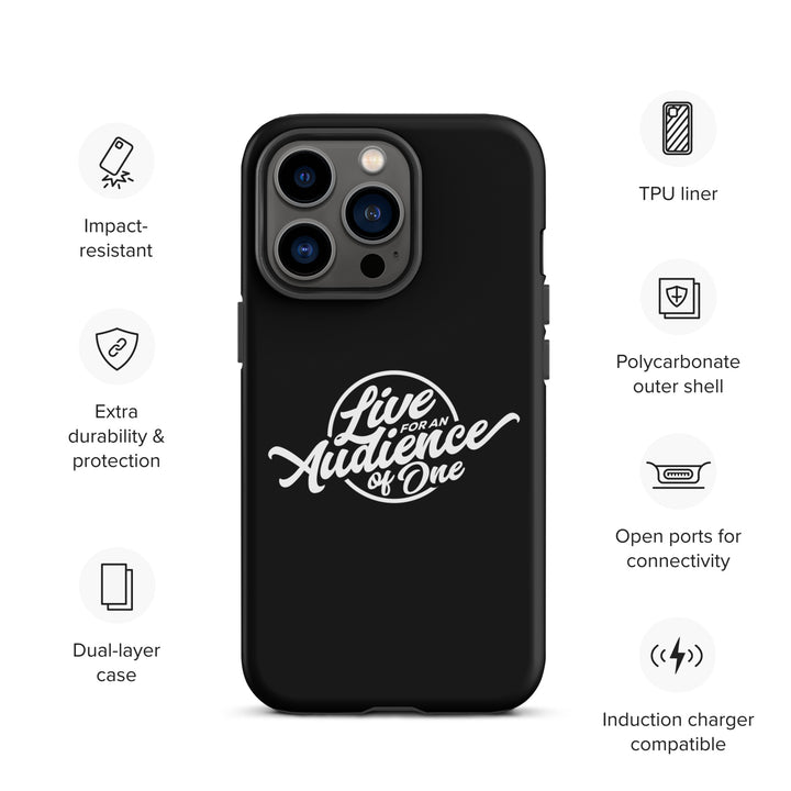 Christian Phone Case Audience of One Black for iPhone® iPhone® Phone Cases   