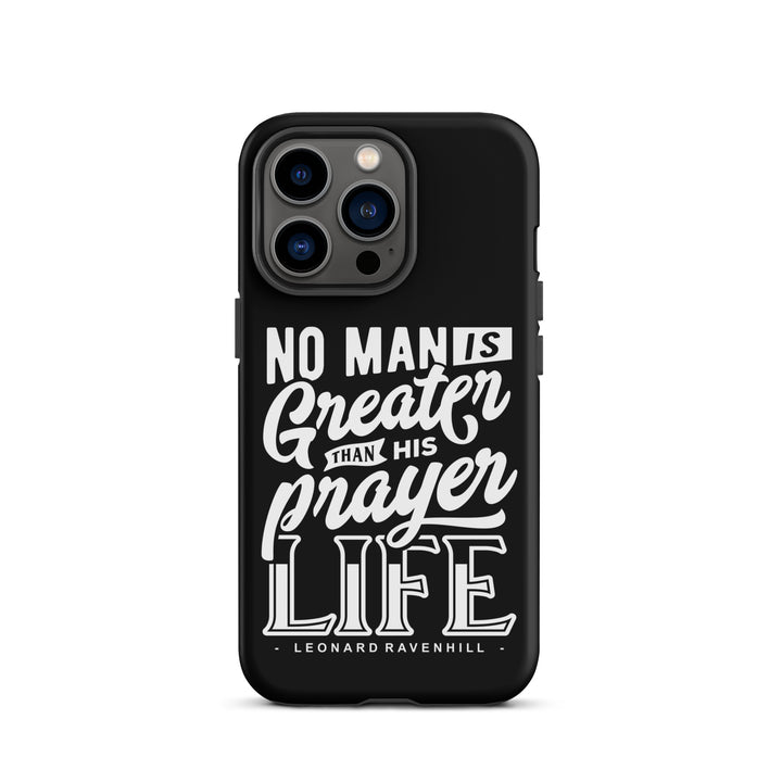 Christian Phone Case Prayer Life Black for iPhone® iPhone® Phone Cases Matte iPhone 13 Pro 