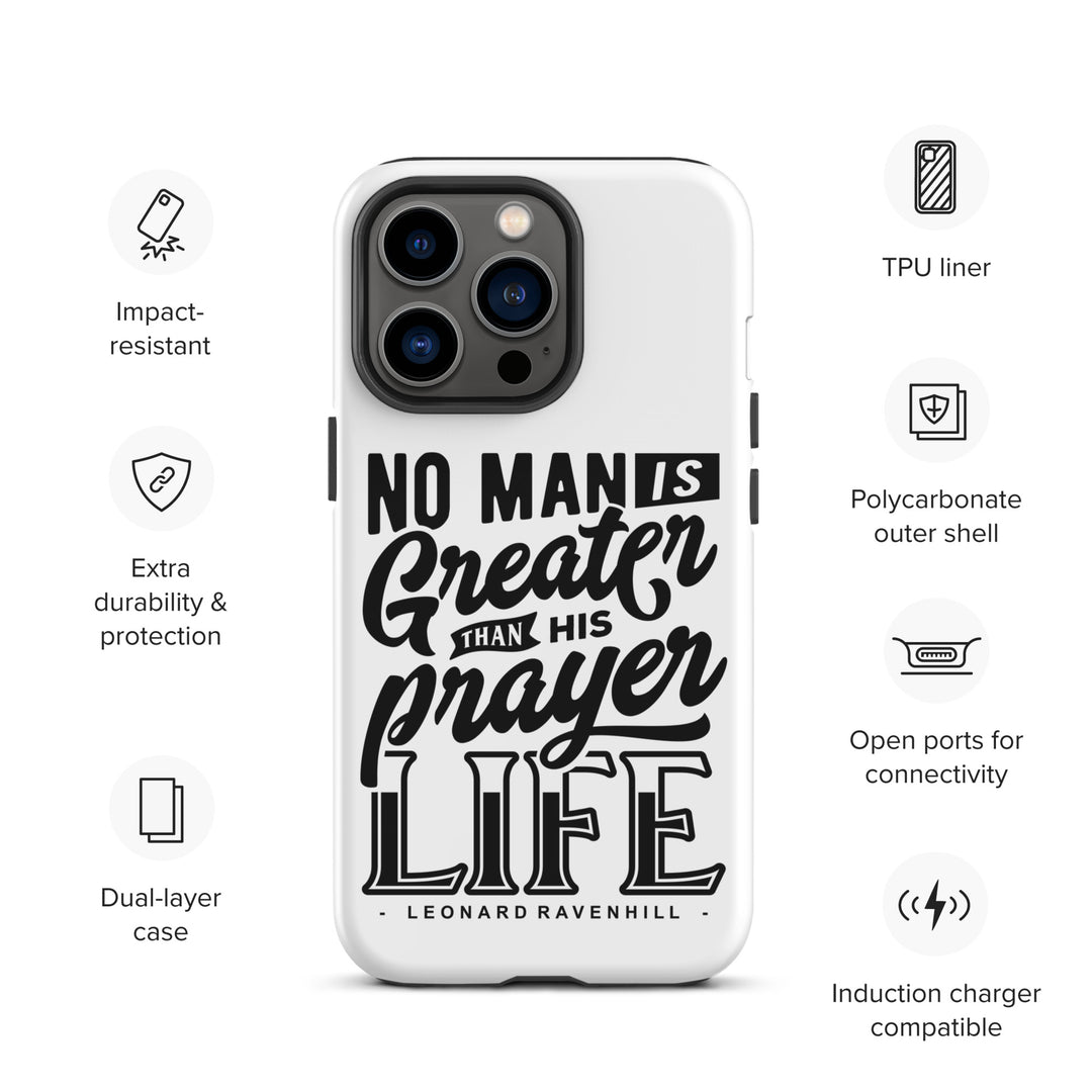 Christian Phone Case Prayer Life White for iPhone® iPhone® Phone Cases   