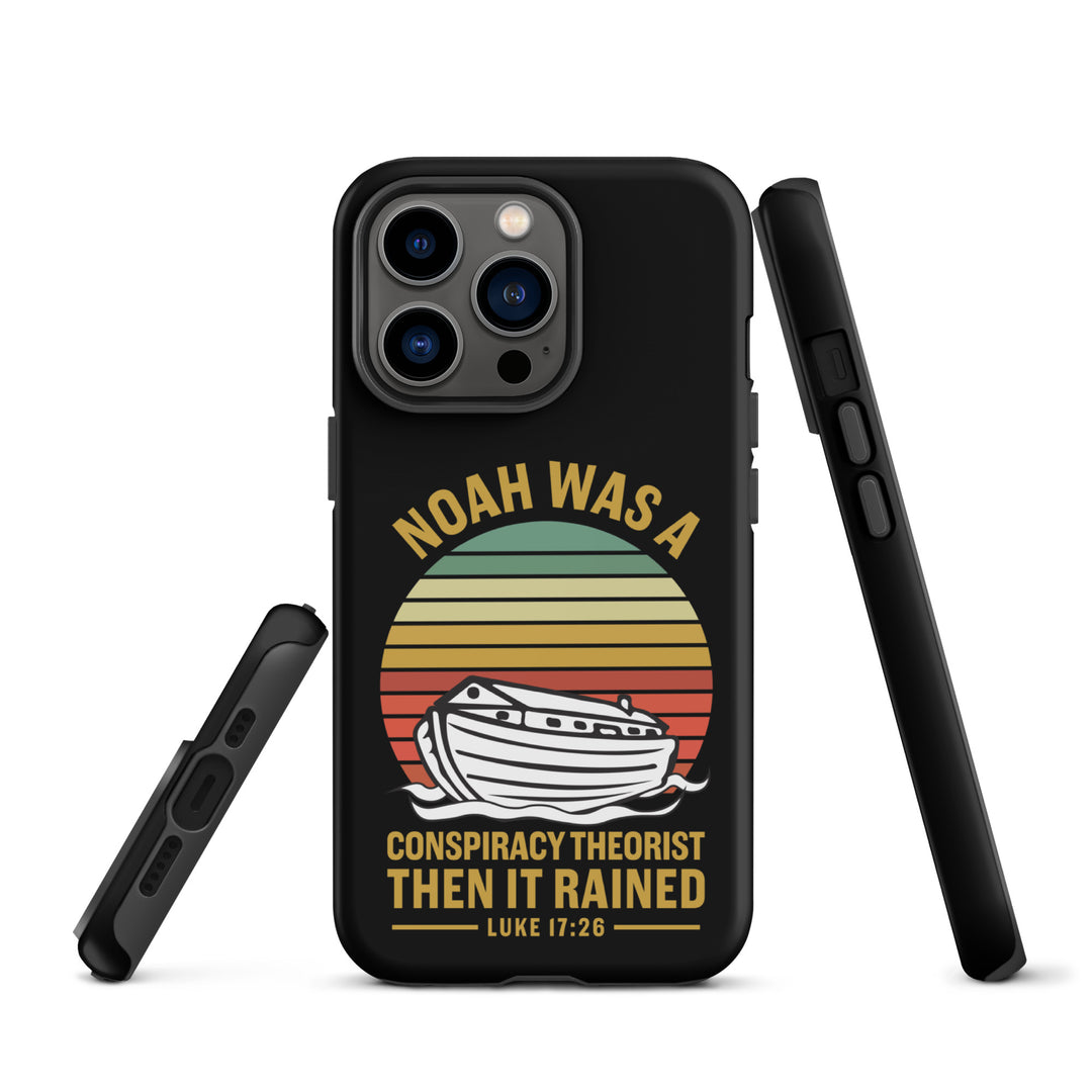 Christian Phone Case Noah Conspiracy Black for iPhone® iPhone® Phone Cases   