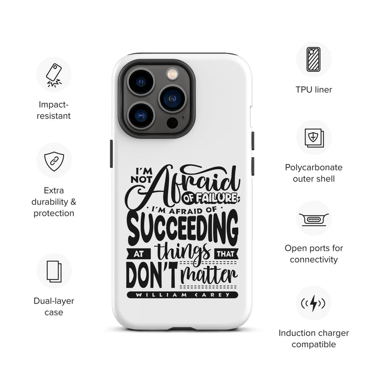 Christian Phone Case Things That Matter White for iPhone® iPhone® Phone Cases   