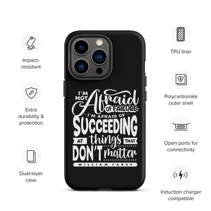 Christian Phone Case Things That Matter Black for iPhone® iPhone® Phone Cases   