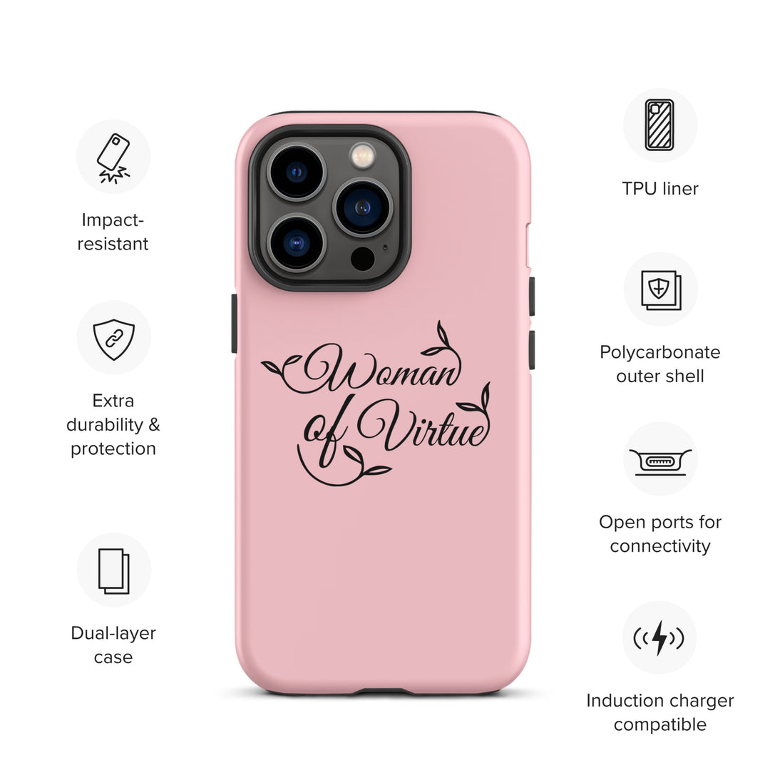 Christian Phone Case Woman of Virtue Pink for iPhone® iPhone® Phone Cases   