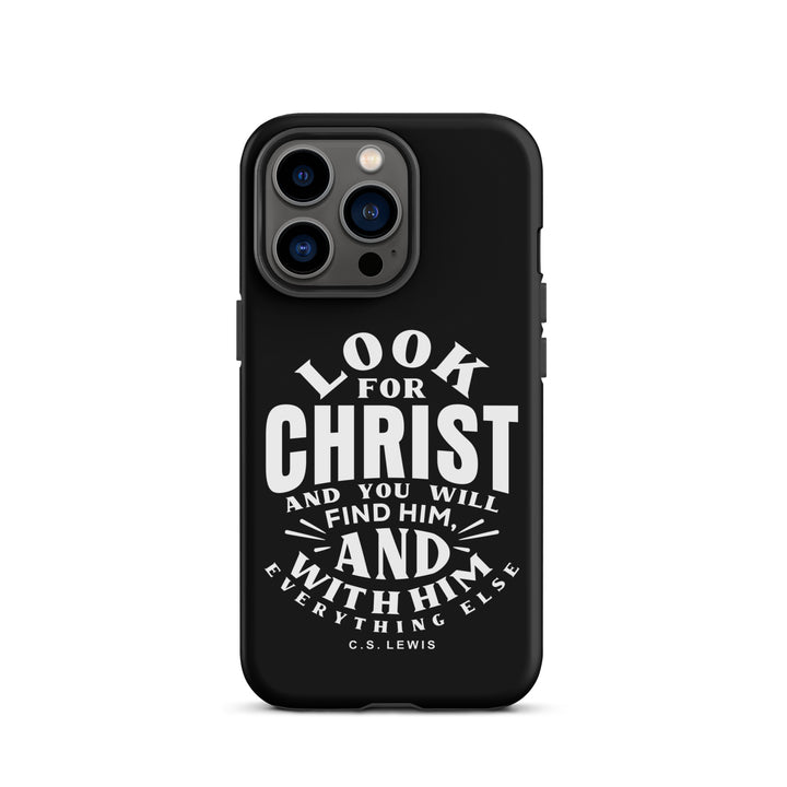 Christian Phone Case Look For Christ Black for iPhone® iPhone® Phone Cases Matte iPhone 13 Pro 