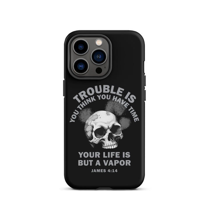 Christian Phone Case Life Is Vapor Black for iPhone® iPhone® Phone Cases Matte iPhone 13 Pro 