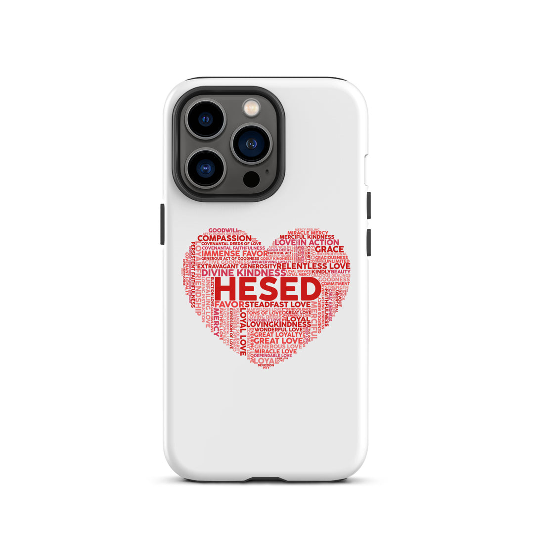 Christian Phone Case Hesed Heart White for iPhone® iPhone® Phone Cases Matte iPhone 13 Pro 