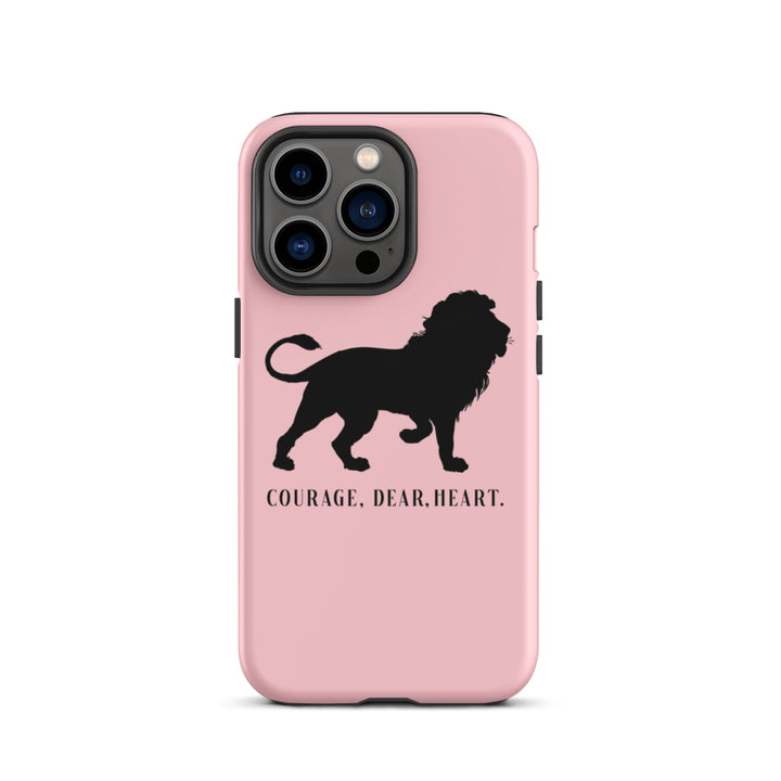 Christian Phone Case Courage Dear Heart Pink for iPhone® iPhone® Phone Cases Matte iPhone 13 Pro 