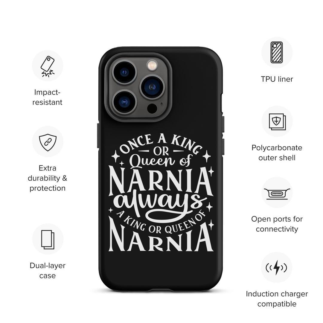 Christian Phone Case King or Queen Narnia Black for iPhone® iPhone® Phone Cases   