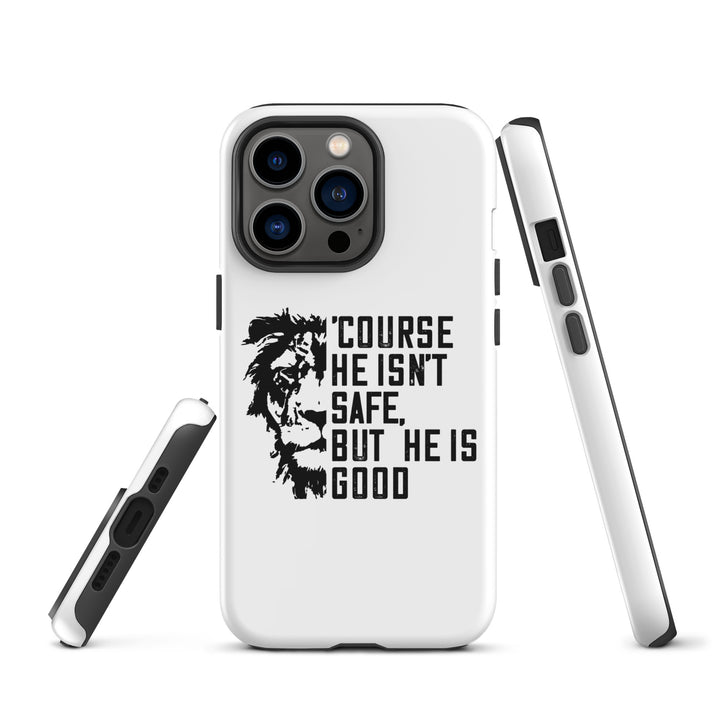 Christian Phone Case 'Course He Isn't Safe White for iPhone® iPhone® Phone Cases   