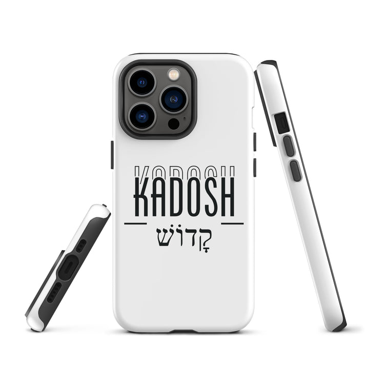 Christian Phone Case Kadosh Hebrew White for iPhone® iPhone® Phone Cases   